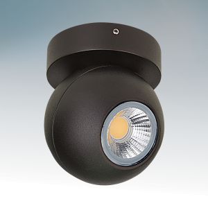 Накладной светодиодный светильник влагозащищенный GLOBO LED 8W 3000K IP54 черный 051007 ― ТРИ ПЛАФОНА