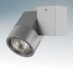 Накладной светильник поворотный  ILLUMO X1 серебро мат. 051029 ― ТРИ ПЛАФОНА