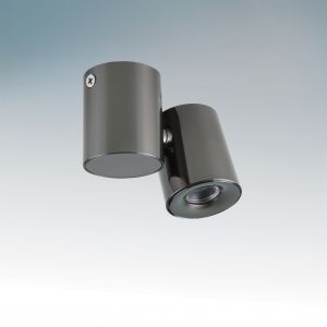 Накладной светодиодный светильник поворотный PUNTO LED 3W 4200K IP40 черный хром 051127 ― ТРИ ПЛАФОНА