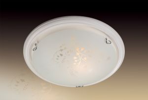 Потолочный светильник BLANKETA белый дерево хром/белый/декор E27 2*100W 220V арт.201 ― ТРИ ПЛАФОНА