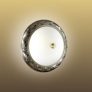 Настенно-потолочный светильник DEKA бронза/белый E14 2*60W 220V арт.2303 ― ТРИ ПЛАФОНА