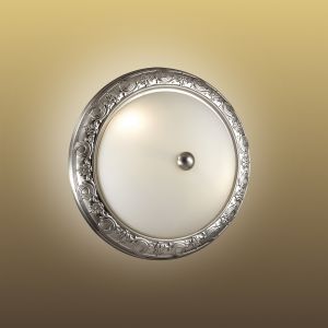 Настенно-потолочный светильник VIST никель/белый E14 2*60W 220V арт.2305 ― ТРИ ПЛАФОНА