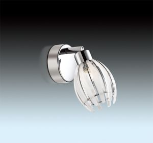 Спот с выключателем Akra 2590/1W ― ТРИ ПЛАФОНА