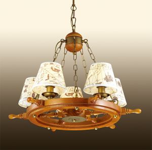 Подвесная люстра "морская" Rotar 2769/5 ― ТРИ ПЛАФОНА