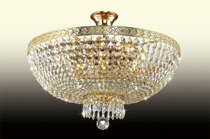 Хрустальная люстра потолочная Teresia 2808/8C ― ТРИ ПЛАФОНА