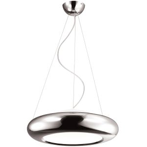 Подвесная люстра светодиодная TARON хром LED 28W 2869/28L ― ТРИ ПЛАФОНА