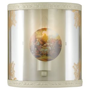 Бра настенное KIMONA кремовый с золотом E14 1*40W 2874/1W ― ТРИ ПЛАФОНА