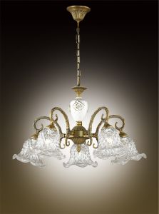 Подвесная люстра VICTORI бронзовый E14 5*60W 2884/5 ― ТРИ ПЛАФОНА