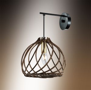 Бра декоративное SPIRA коричневый E27 1*40W 2893/1W ― ТРИ ПЛАФОНА
