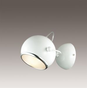 Бра декоративное BULA белый глянцевый E27 1*60W 2903/1W ― ТРИ ПЛАФОНА