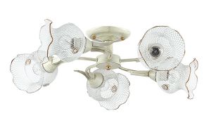 Потолочная люстра ROZETTA белый/зол.патина/металл E27 5*60W 220V 3108/5C ― ТРИ ПЛАФОНА