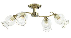 Потолочная люстра ROZETTA бронзовый/металл E27 4*60W 220V 3109/4C ― ТРИ ПЛАФОНА