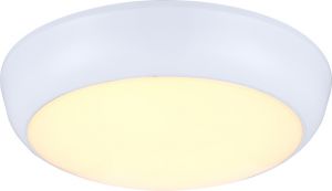 Светильник потолочный светодиодный уличный JOHN белый 18W 1*LED 27,6V IP44 32116  ― ТРИ ПЛАФОНА