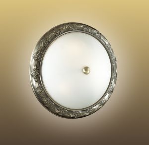 Настенно-потолочный светильник DEKA бронза/белый E14 2*60W 220V арт.3303 ― ТРИ ПЛАФОНА