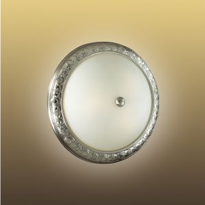 Настенно-потолочный светильник VIST никель/белый E14 2*60W 220V арт.3305 ― ТРИ ПЛАФОНА