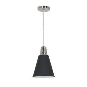 Подвесной светильник TIRA черный/хром E27 1*60W 220V арт.3319/1 ― ТРИ ПЛАФОНА
