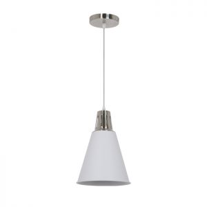 Подвесной светильник TIRA белый/хром E27 1*60W 220V арт.3320/1 ― ТРИ ПЛАФОНА