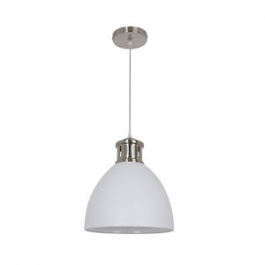Подвесной светильник VIOLA белый/никель E27 1*60W 220V арт.3323/1 ― ТРИ ПЛАФОНА
