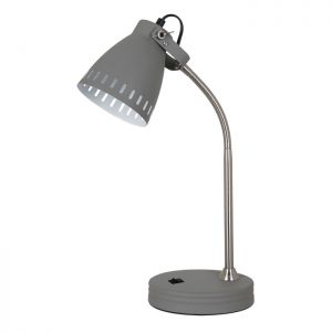 Настольная лампа регулируемая MESTRE серый/никель E27 1*60W 220V арт.3332/1T ― ТРИ ПЛАФОНА