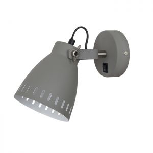 Бра регулируемое с выключателем MESTRE серый/никель E27 1*60W 220V арт.3332/1W ― ТРИ ПЛАФОНА