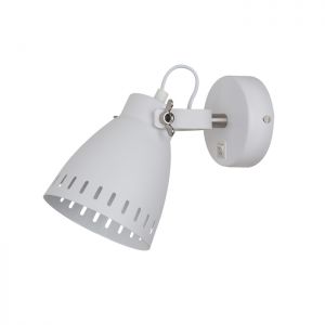 Бра регулируемое с выключателем MESTRE белый/никель E27 1*60W 220V арт.3333/1W ― ТРИ ПЛАФОНА