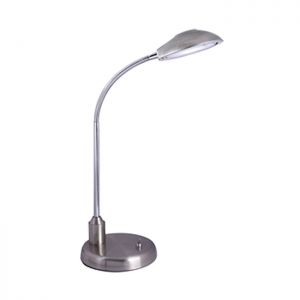 Настольная лампа светодиодная регулируемая ROULI никель LED 1*3W 220V арт.3338/1T ― ТРИ ПЛАФОНА