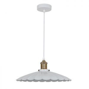 Подвесной светильник VETS белый/бронзовый E27 1*60W 220V арт.3370/1 ― ТРИ ПЛАФОНА