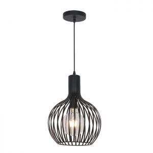 Подвесной светильник LUVI черный E27 1*60W 220V арт.3380/1 ― ТРИ ПЛАФОНА