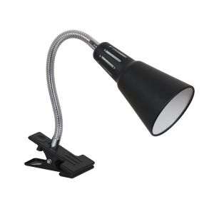 Бра регулируемое на прищепке MOSKO черный/хром E27 1*40W 220V арт.3385/1WA ― ТРИ ПЛАФОНА