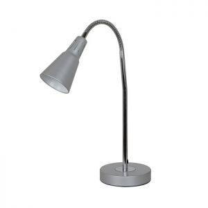 Настольная лампа регулируемая MOSKO серебристый/хром E27 1*40W 220V арт.3387/1T ― ТРИ ПЛАФОНА