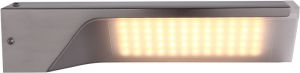 Настенный светильник светодиодный уличный NANGA серебристый 11W 1XLED 180V IP44 34030 ― ТРИ ПЛАФОНА