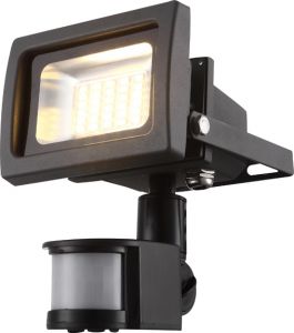 Прожектор уличный светодиодный с датчиком движения RADIATOR IV серый 15W 1XLED 48V IP44 34108S ― ТРИ ПЛАФОНА