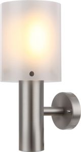 Настенный светильник светодиодный уличный EXTOL серебристый 11W 1XLED 180V IP44 34240 ― ТРИ ПЛАФОНА