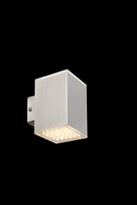 Настенный светильник светодиодный уличный PULSAR серебристый 11W 1XLED 180V IP44 34258 ― ТРИ ПЛАФОНА