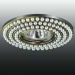 Декоративный встраиваемый светильник поворотный Pearl 370143
