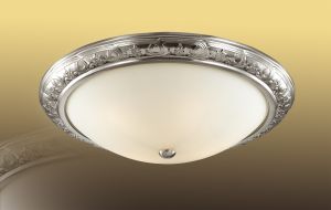 Потолочный светильник VIST никель/белый E14 3*60W 220V арт.4305 ― ТРИ ПЛАФОНА