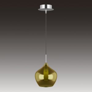 Подвесной светильник PENTOLA 1х25W G9 хром/оливковый арт.803048 ― ТРИ ПЛАФОНА