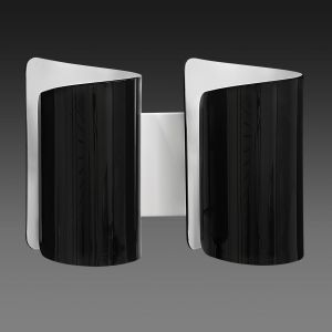 Бра PITTORE 2х40W Е27 черный/белый арт.811627 ― ТРИ ПЛАФОНА