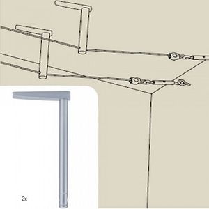 Направляющая/Отвес 170, 1 пара Wire Systems 97286 ― ТРИ ПЛАФОНА