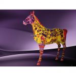Садовая фигура под покраску HORSE I 98100
