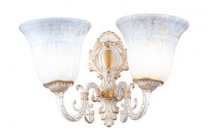 Бра декоративное DELIZIA бело-золотой E27 2*60W 220V A1032AP-2WG ― ТРИ ПЛАФОНА