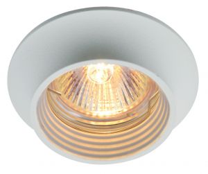 Встраиваемый светильник CROMO белый GU10/G5,3 1*50W 220V арт.A1061PL-1WH ― ТРИ ПЛАФОНА