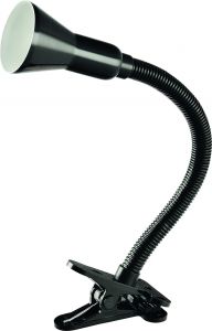 Настольная лампа регулируемая на прищепке CORD черный E14 1*40W A1210LT-1BK ― ТРИ ПЛАФОНА