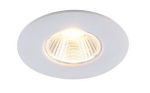 Встраиваемый светильник светодиодный UOVO белый LED 1*5W 350Lm 3000K A1425PL-1WH ― ТРИ ПЛАФОНА