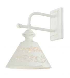 Бра декоративное KENSINGTON бело-золотой E14 1*40W A1511AP-1WG ― ТРИ ПЛАФОНА