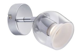 Спот светодиодный один плафон ECHEGGIO хром LED 1*4W 320Lm 3000K A1558AP-1CC ― ТРИ ПЛАФОНА