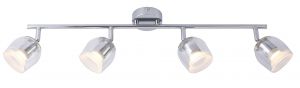 Спот светодиодный четыре плафона ECHEGGIO хром LED 4*4W 1280Lm 3000K A1558PL-4CC ― ТРИ ПЛАФОНА