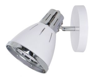 Спот одна лампа MARTED хром/белый E27 1*60W 220V A2215AP-1WH ― ТРИ ПЛАФОНА