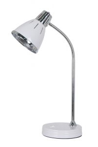 Настольная лампа MARTED хром/белый E27 1*60W 220V A2215LT-1WH ― ТРИ ПЛАФОНА