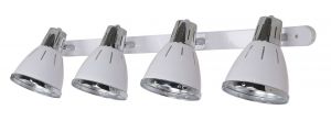 Спот четыре лампы MARTED хром/белый E27 4*60W 220V A2215PL-4WH ― ТРИ ПЛАФОНА